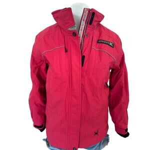 Spyder Xscape 3 in 1 Ski Jacket MEDIUM Pink Black Snowboard Fleece Lining $349